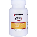 Kirkman Labs - Vitamin D-3 4000 IU 120 Capsules