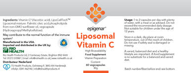 Epigenar Liposomal Vitamin C 60'S