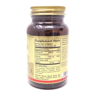 Calcium"600" (Oyster Shell Calcium) 60 Tabs
