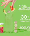 Amazing Grass Effervescent Tablets, Green Superfood Hydration Water Flavoring Tablet, Electrolyte, Vitamins and One Serving of Greens, Watermelon Lime Flavor, 10 Count