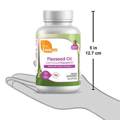 Flax Seed Oil 1000 mg 90 softgels by Advanced Nutrition by Zahler