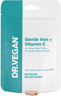 Dr Vegan Gentle Iron & Vitamin C 30 capsules Shelf Box of 5