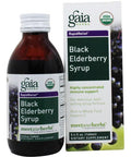 Gaia Herbs Rapid Relief Immune Support Black Elderberry Syrup, 5.4 oz