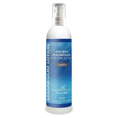 Good Health Naturally Ancient Magnesium Lotion Ultra with OptiMSM 200ml