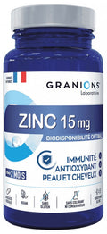 Granions Zinc Bisglycinate 15mg 60 Vegetable Capsules
