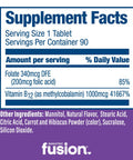 Bariatric Fusion Grape Vitamin B12 Quick Melt 90 Tablets Grape