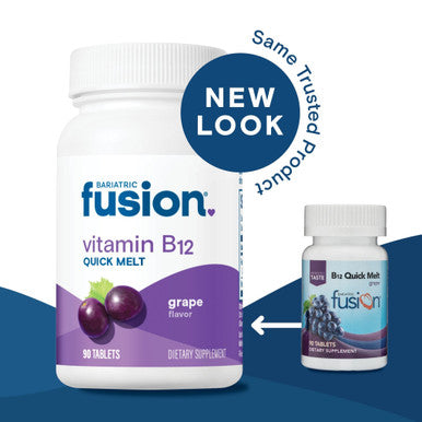 Bariatric Fusion Grape Vitamin B12 Quick Melt 90 Tablets Grape