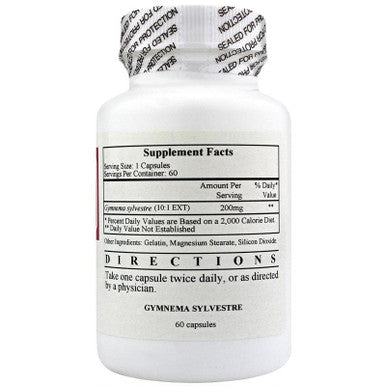 Ecological Formulas Gymnema Sylvestre 200mg 60 Capsules