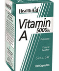 Health Aid Vitamin A 5000iu 100's