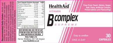 Health Aid Vitamin B Complex Supreme