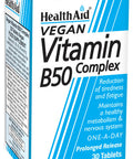 Health Aid Vegan Vitamin B50 Complex 30's