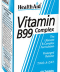 Health Aid Vegan Vitamin B99 Complex 60's