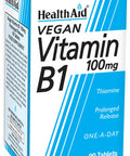 Health Aid Vegan Vitamin B1 100mg 90's