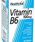 Health Aid Vitamin B6 100mg 90's