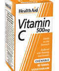 Health Aid Vitamin C 500mg Chewable Orange Flavour