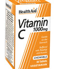 Health Aid Vitamin C 1000mg Chewable Orange Flavour