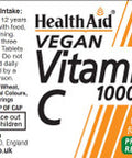 Health Aid Vegan Vitamin C 1000mg Prolonged Release