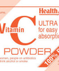 Health Aid Vitamin C 100% Pure Ultrafine 100g