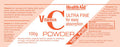 Health Aid Vitamin C 100% Pure Ultrafine 100g
