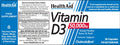 Health Aid Vitamin D3 50,000iu 30's