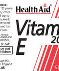 Health Aid Vitamin E 200iu 60's