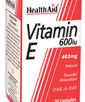 Health Aid Vitamin E 600iu