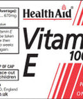 Health Aid Vitamin E 1000iu