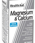 Health Aid Magnesium & Calcium 90's