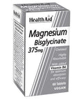 Health Aid Magnesium Bisglycinate 375mg 60's