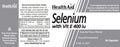 Health Aid Selenium with Vitamin E 400iu 30 Capsules