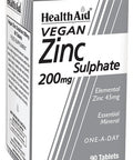 Health Aid Zinc Sulphate 200mg 90's