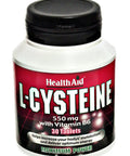 Health Aid L-Cysteine 550mg with Vitamin B6