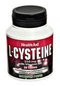 Health Aid L-Cysteine 550mg with Vitamin B6