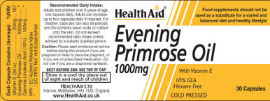 Health Aid Evening Primrose Oil 1000mg