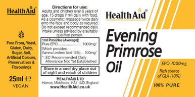 Health Aid Evening Primrose Oil 1000mg 25ml