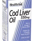 Health Aid Cod Liver Oil 550mg