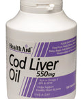 Health Aid Cod Liver Oil 550mg