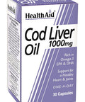 Health Aid Cod Liver Oil 1000mg