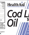 Health Aid Cod Liver Oil 1000mg