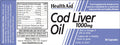 Health Aid Cod Liver Oil 1000mg