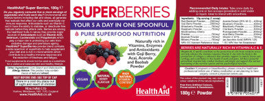 Health Aid SuperBerries Powder 180g