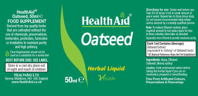 Health Aid Oat Seed 50ml