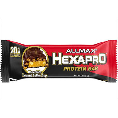 Allmax Nutrition Hexapro Protein Bars 12 Bars Chocolate Peanut Butter Cup