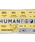 Human Food Turmeric Mulberry Bar SINGLE 76g