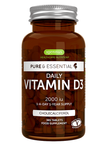 Igennus Pure & Essential Daily Vitamin D3 2000Iu 365'S