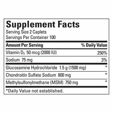 Nature Made TripleFlex Triple Strength + D3, 200 Caplets