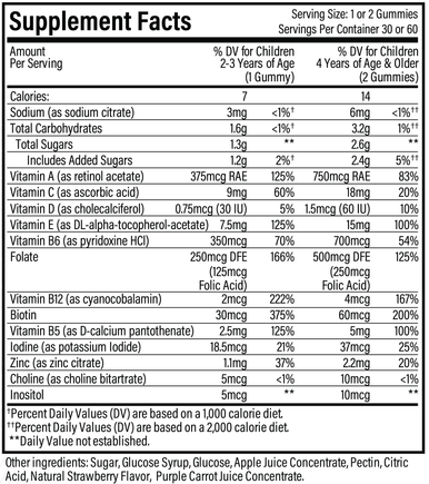 Kids Gummies Mutlivitamin 60ct