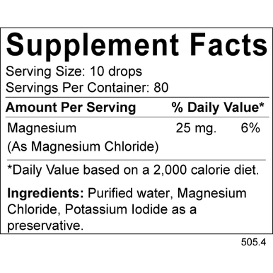 BodyBio 3 Magnesium Trace Minerals 2 oz