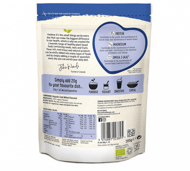 Linwoods Milled Organic Flaxseed 200g