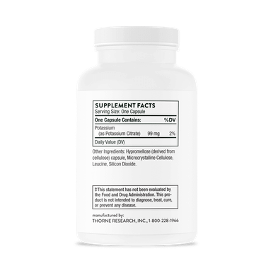 Thorne Potassium Citrate 90 Capsules